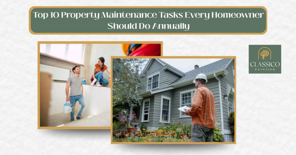 property maintenance tasks for homeowners